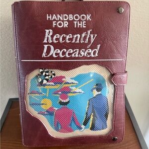 NWT Beetlejuice Handbook for the Recently Deceased Loungefly Pin Backpack